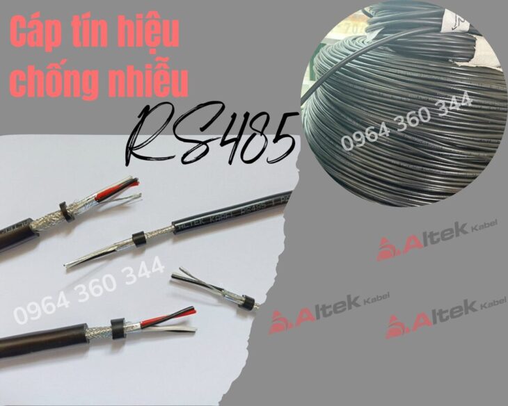 Altek Kabel – Cáp tín hiệu chống nhiễu RS485 18AWG 2Pair