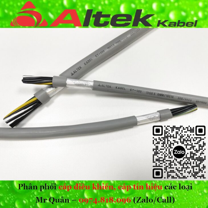 Dây cáp điện, cáp điều khiển 10×0.5 Cvv-s