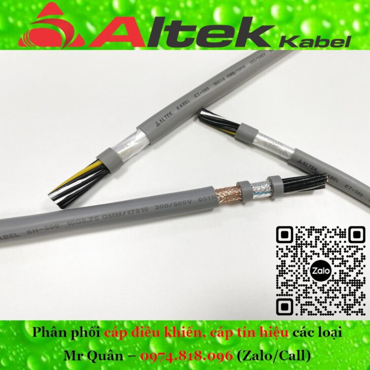 Dây cáp điện, cáp điều khiển 10×0.5 Cvv-s