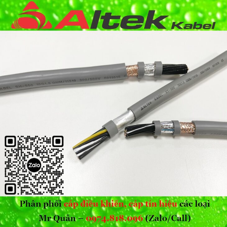 Dây cáp điện, cáp điều khiển 10×0.5 Cvv-s