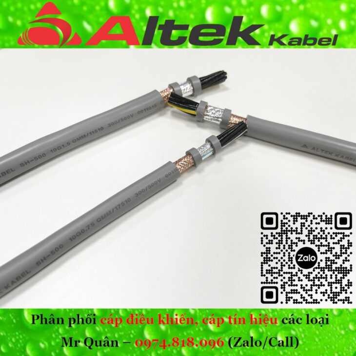 Dây cáp điện, cáp điều khiển 10×0.5 Cvv-s