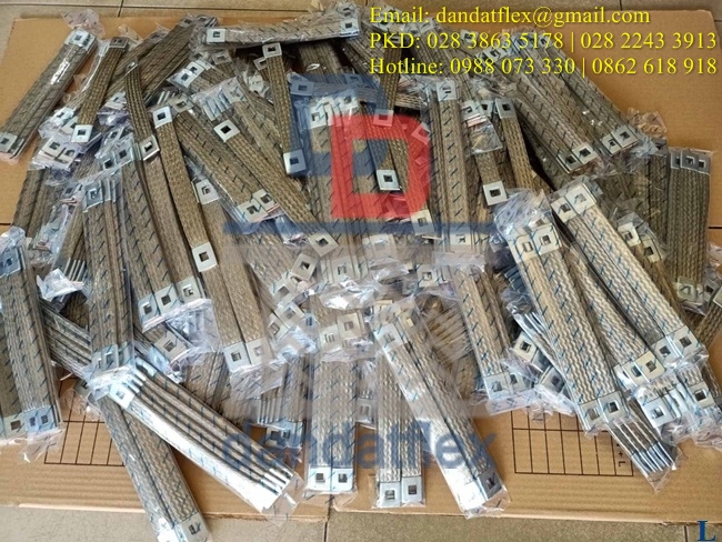 Dây đồng mềm mạ thiếc dùng làm tiếp địa, ống ruột gà lõi thép bọc lưới inox bọc nhựa pvc