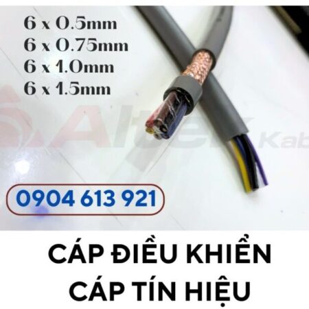 Cáp tín hiệu 6 lõi 0.5/0.75/1.0/1.5mm Đà Nẵng, HCM, HN