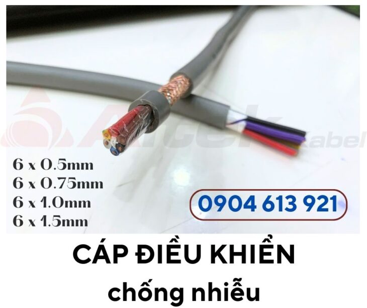 Cáp tín hiệu 6 lõi 0.5/0.75/1.0/1.5mm Đà Nẵng, HCM, HN