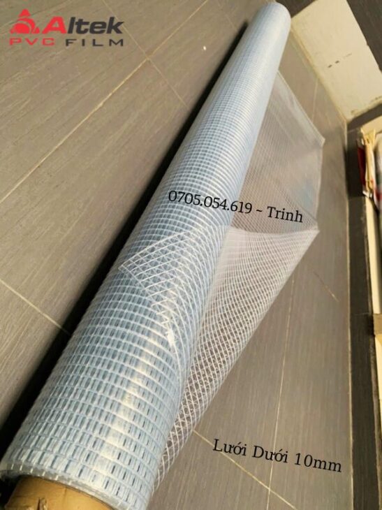 Mua bán màng nhựa pvc cuộn khổ lớn lưới 10mm