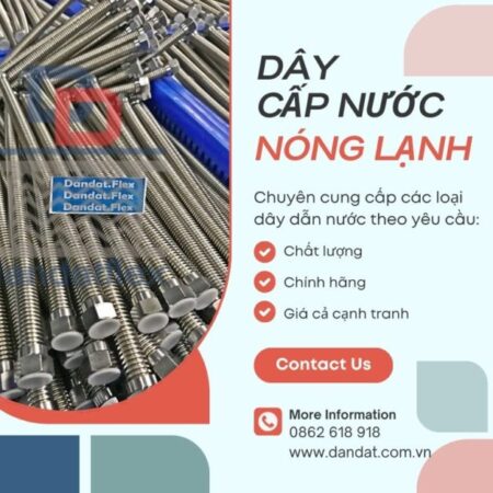 Ống dẫn nước nóng lạnh, dây dẫn nước mềm inox, dây dẫn nước inox chịu nhiệt, ống inox dẫn nước nóng