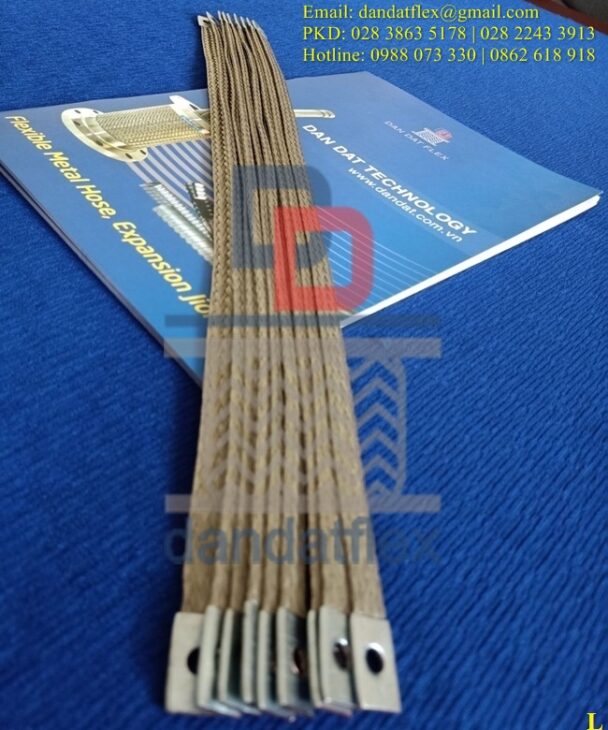 Dây đồng mềm mạ thiếc dùng làm tiếp địa, ống ruột gà lõi thép bọc lưới inox bọc nhựa pvc