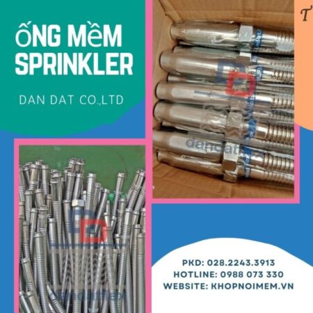 Ống mềm sprinkler là gì – ống nối đầu phun chữa, dây nối mềm inox cho sprinkler, khớp nối mềm PCCC