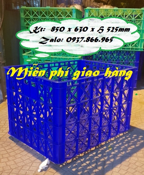 Sóng hở 8 bánh xe, sọt nhựa làm shipper, sọt có bánh xe dưới đáy, sọt chứa hàng dung t