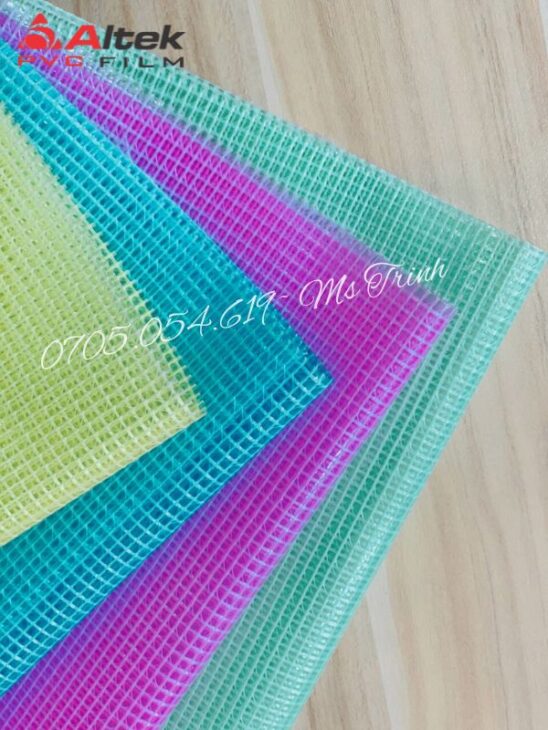 Bao bì nhựa công nghiệp, lưới nhỏ đủ màu