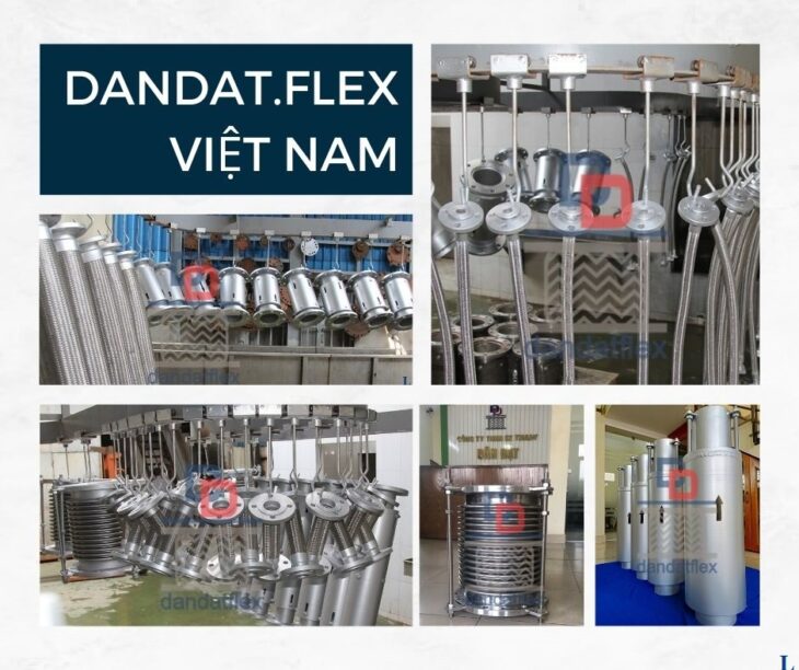 Khớp nối mềm chống rung, Khớp nối giãn nở, Khớp nối giãn nở nhiệt inox, mối nối mềm inox