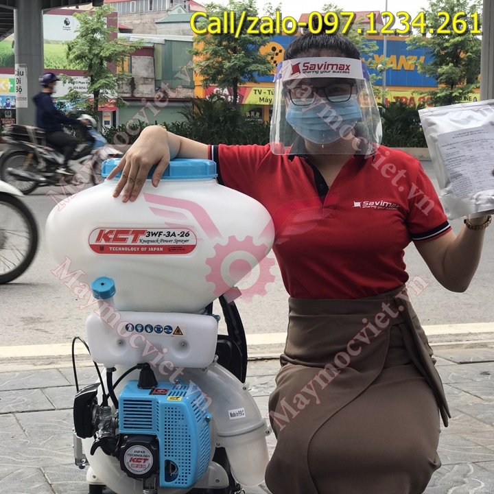 Máy phun thuốc, xạ phân KCT giá rẻ