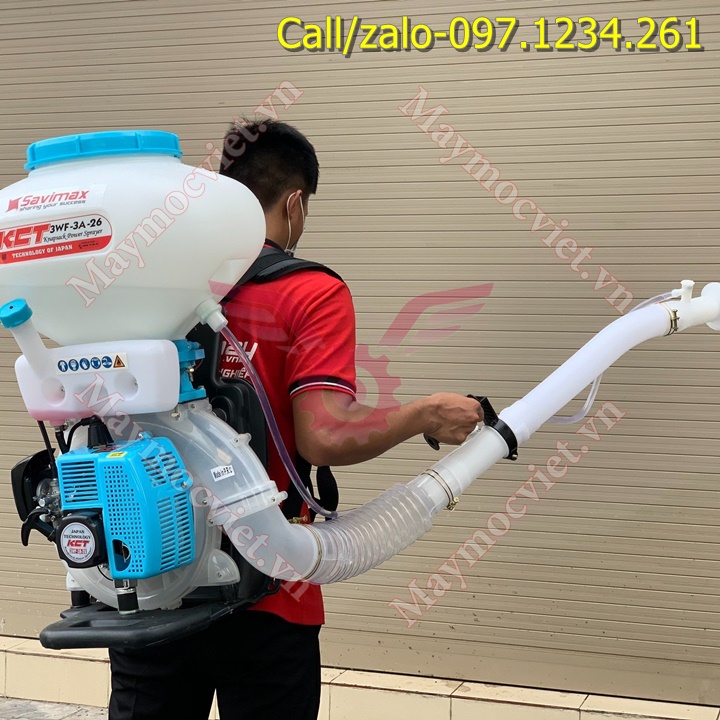 Máy phun thuốc, xạ phân KCT giá rẻ