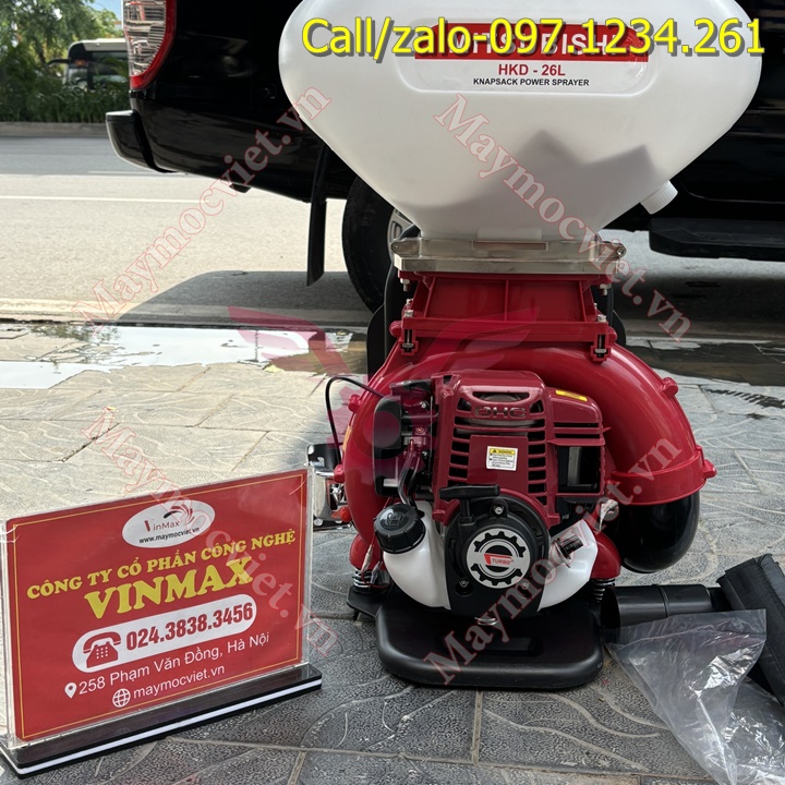 Máy phun thuốc, xạ phân 4 thì Turbo HKD26 giá rẻ