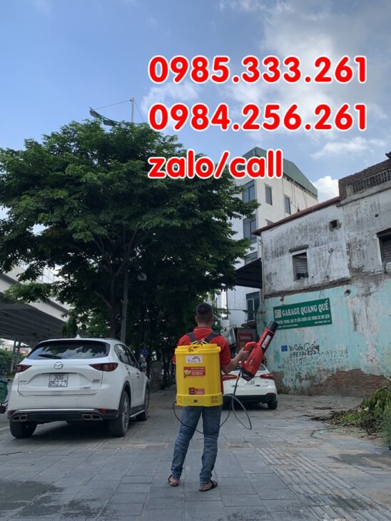 Combo máy phun sương Turbo BA6 kèm bình xịt điện 20 lít