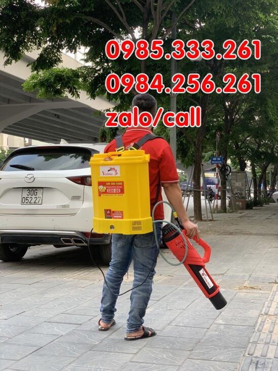 Combo máy phun sương Turbo BA6 kèm bình xịt điện 20 lít