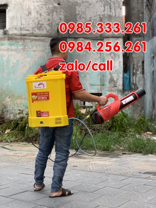 Combo máy phun sương Turbo BA6 kèm bình xịt điện 20 lít