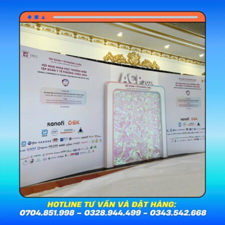 thiết kiế in ấn thi công booth backdrop cần thơ