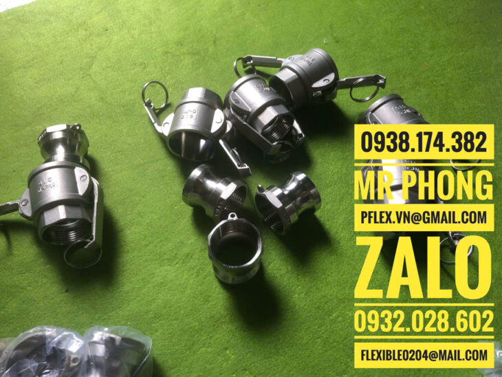 Khớp nối nhanh inox 304, Giá khớp nối nhanh inox 304 ,Khớp nối nhanh inox kiểu A,nối nhanh camlock