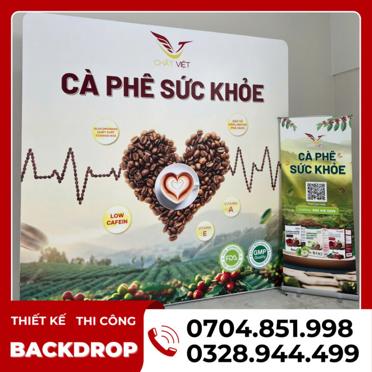 thi công backdrop booth cần thơ