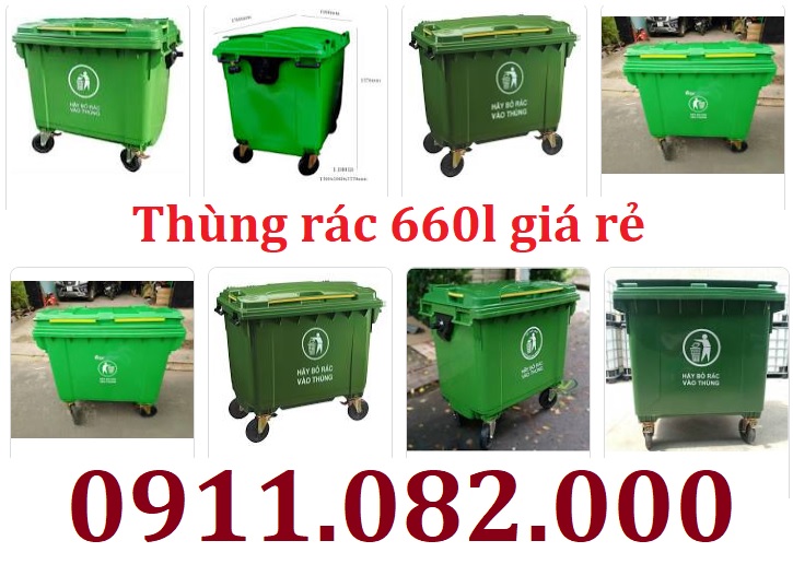 Thùng rác hàng nhập khẩu giá rẻ, thùng rác 120l 240l màu xanh, cam, vàng giá sỉ- lh 0911082000