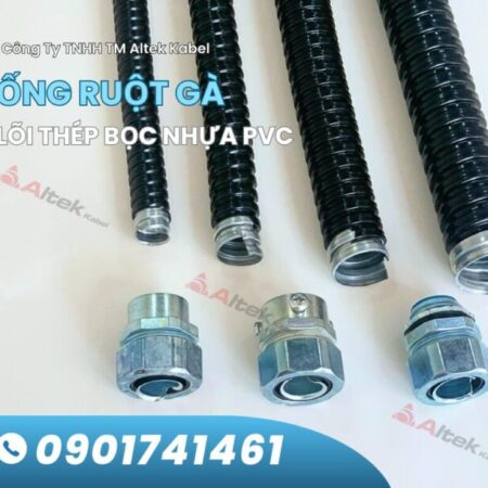 Phân phối ống ruột gà lõi thép bọc nhựa và đầu nối Đà Nẵng
