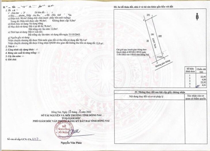 Chính chủ bán đất giá tốt tại phường Hiệp Hòa, Biên Hòa, Đồng Nai lh 0917511235