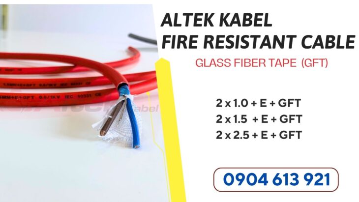 Cáp tín hiệu chống cháy chống nhiễu SCC 2×1.5mm2 GFT Altek Kabel Đà Nẵng, HCM, Hà Nội