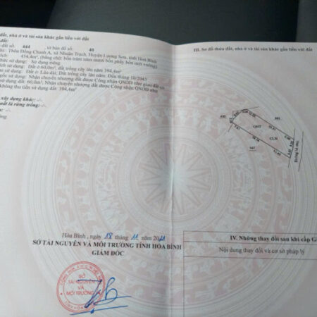 ĐẤT CHÍNH CHỦ – GIÁ TỐT – Vị Trí Đẹp Tại Thôn Đồng Chanh A, Xã Nhuận Trạch, Huyện Lương Sơn, Tỉnh