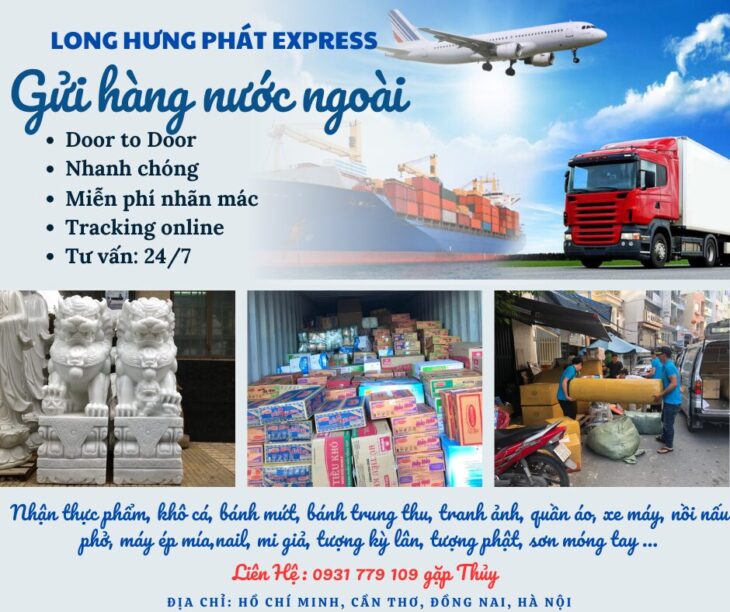 Gửi bảng hiệu, decal quảng cáo đi Úc bằng đường bay và tàu biển