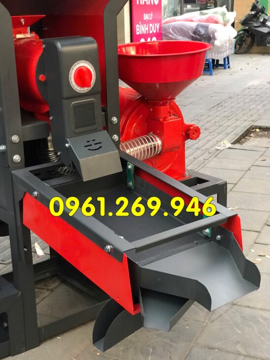 Máy xát gạo liên hoàn 800kg/h Turbo TBX800 điện 3 pha