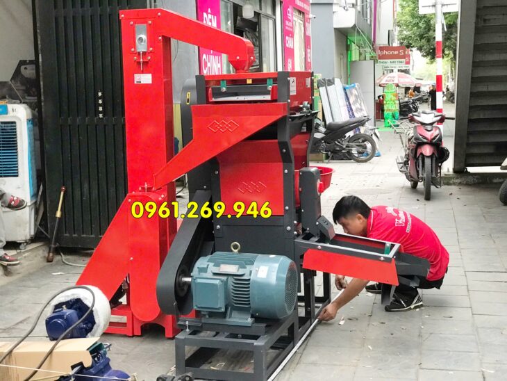 Máy xát gạo liên hoàn 800kg/h Turbo TBX800 điện 3 pha