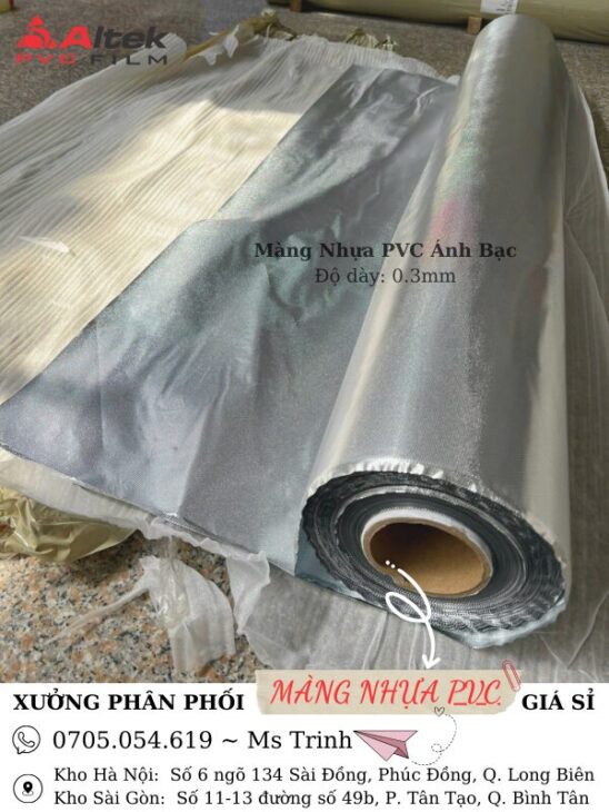 Nhà cung cấp màng nhựa pvc – màng ánh bạc