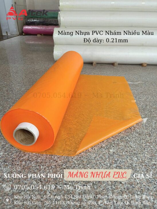 Tổng kho phân phối nhựa pvc – nhám nhiều màu