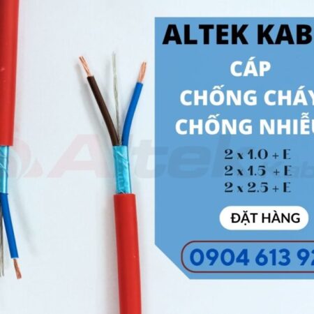 Cáp chống cháy chống nhiễu 2x1x16AWG Altek Kabel Đà Nẵng, Hà Nội, HCM