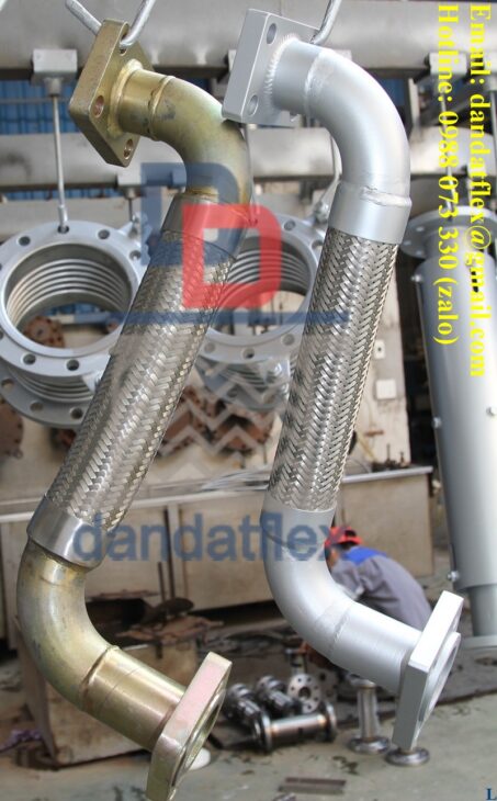 Khớp nối mềm chống rung, Khớp nối chống rung, Khớp nối inox kết nối mặt bích, Ống mềm inox 304