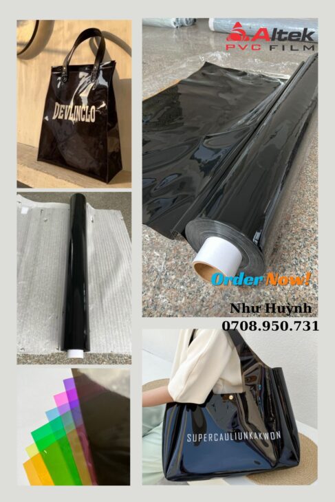 màng nhựa pvc dẻo màu đen 5 dem và 3 dem