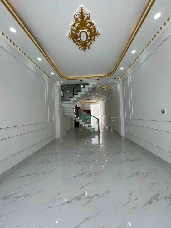 Bán nhà mới xây 3,5 lầu mặt tiền đường số 25A khu dân cư Tên Lửa DT 4x20m, Bình Trị Đông B, Quận