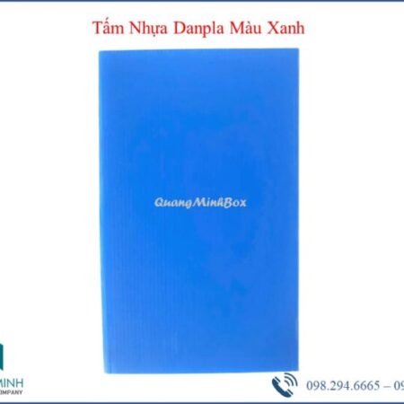 Tấm Nhựa Danpla Màu Xanh