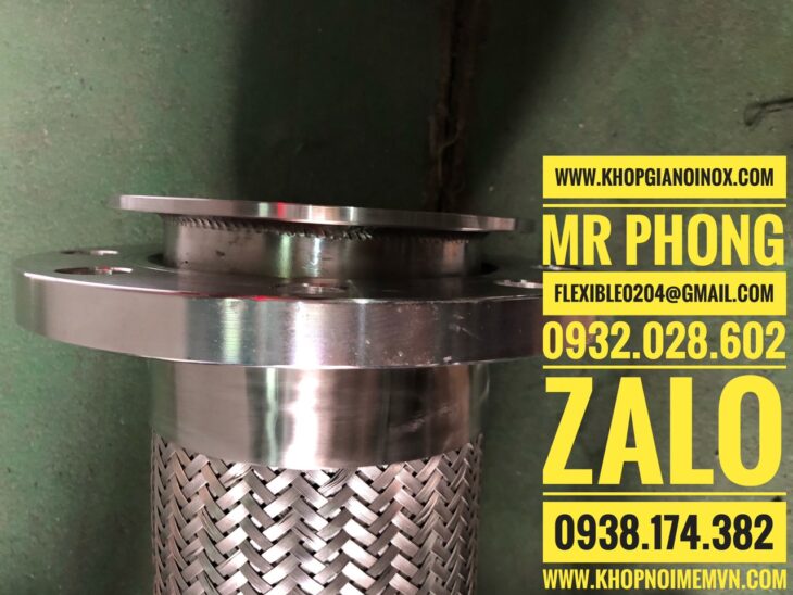 khớp nối mềm inox mặt bích-khớp nối mềm mặt bích-khớp nối mềm chống rung mặt bích