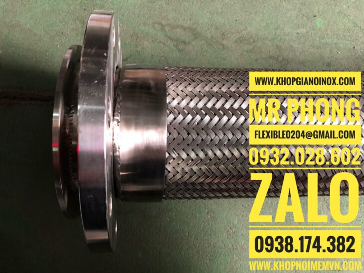 khớp nối mềm inox mặt bích-khớp nối mềm mặt bích-khớp nối mềm chống rung mặt bích