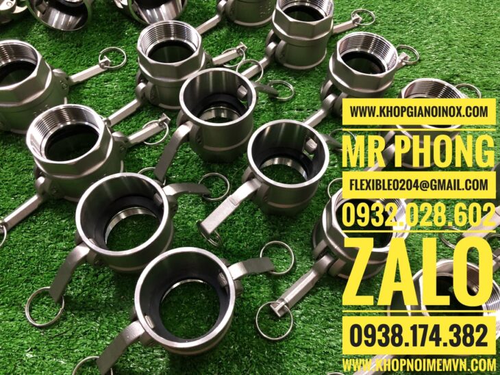 Khớp nối nhanh inox 304-Khớp nối nhanh inox kiểu A-Giá khớp nối nhanh inox 304-Các loại khớp nối nha
