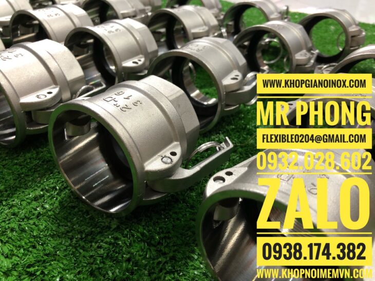 Khớp nối nhanh inox 304-Khớp nối nhanh inox kiểu A-Giá khớp nối nhanh inox 304-Các loại khớp nối nha