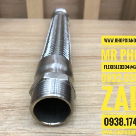 khớp nối mềm-khớp nối mềm inox lắp ren-khớp nối mềm inox kết nối ren-khớp nối mềm kết nối bích