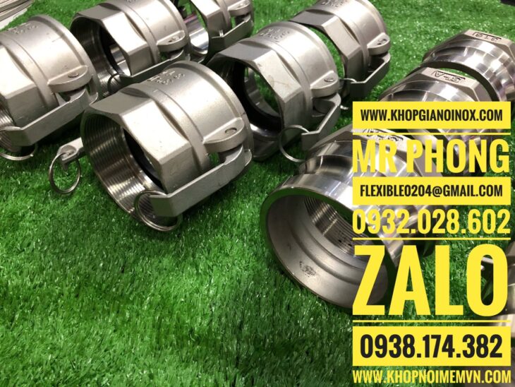 Khớp nối nhanh inox 304-Khớp nối nhanh inox kiểu A-Giá khớp nối nhanh inox 304-Các loại khớp nối nha