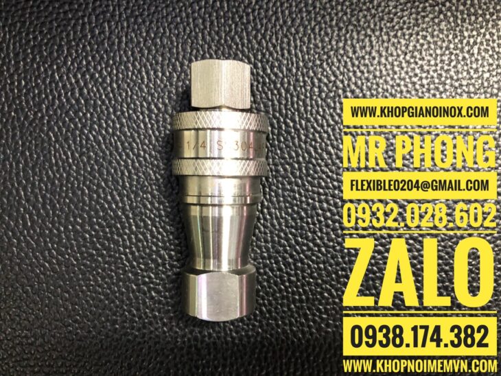 khớp nối nhanh thủy lực inox – khớp nối inox – khớp nối thủy lực