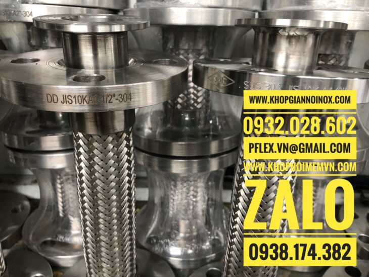 khớp nối mềm inox mặt bích-khớp nối mềm mặt bích-khớp nối mềm chống rung mặt bích