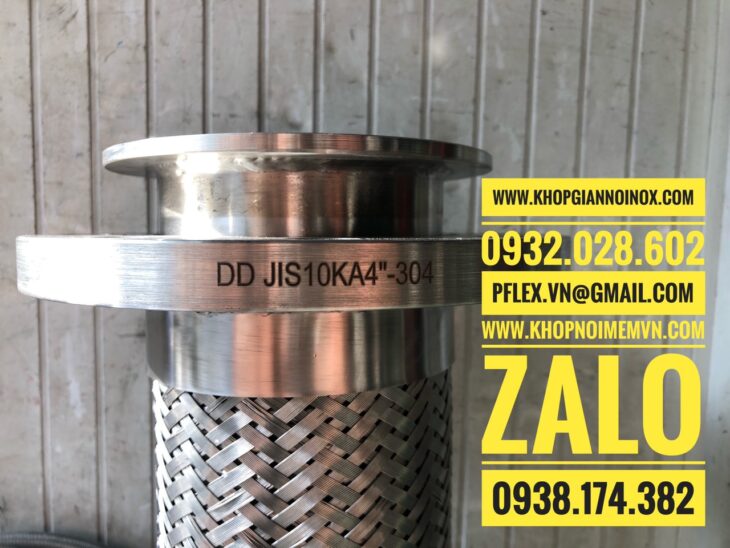 khớp nối mềm inox mặt bích-khớp nối mềm mặt bích-khớp nối mềm chống rung mặt bích