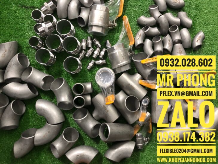 co hàn inox 304-tê hàn inox 304-bầu giãm hàn inox 304-ống ren hàn inox 304