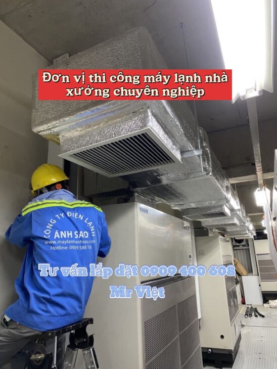 Thi Công Lắp Đặt Máy Lạnh Tủ Đứng Công Nghiệp Daikin Giá Cạnh Tranh